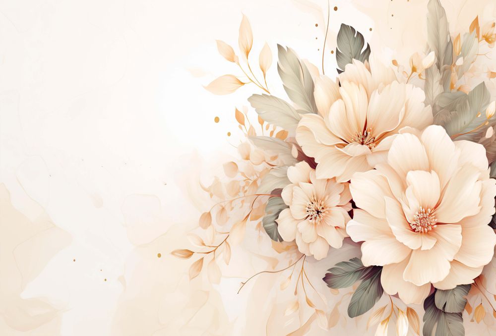 Canga Floral Personalizamos com nome 90x135cm FLORAL20 - Imagem 2