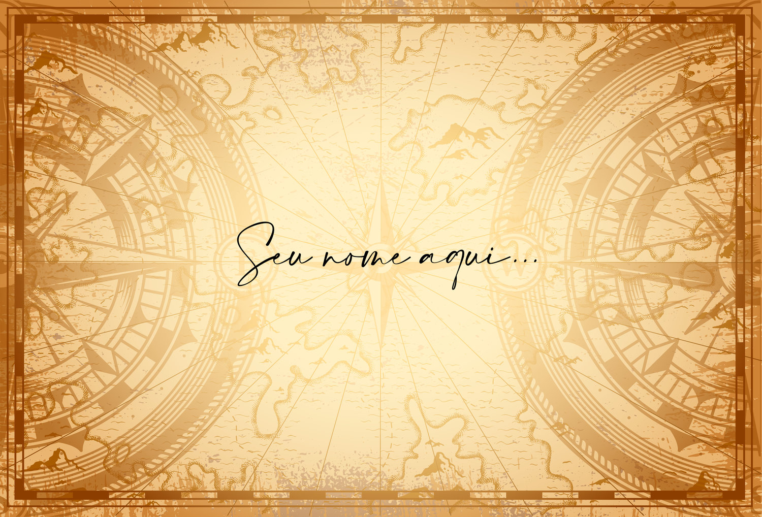 Canga Com Nome Personalizado Saida de Praia Marítima 28 - Imagem 2