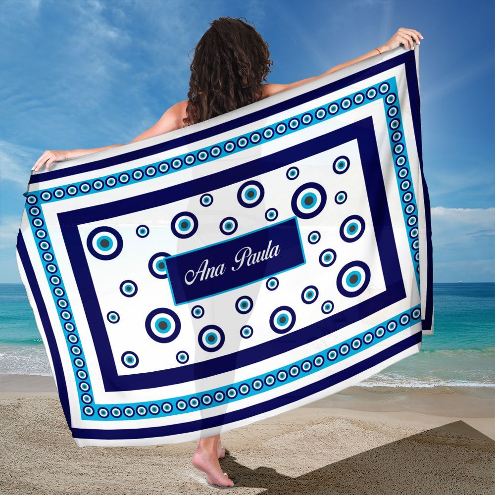 Canga Com Nome Personalizado Saida de Praia Mandala 23