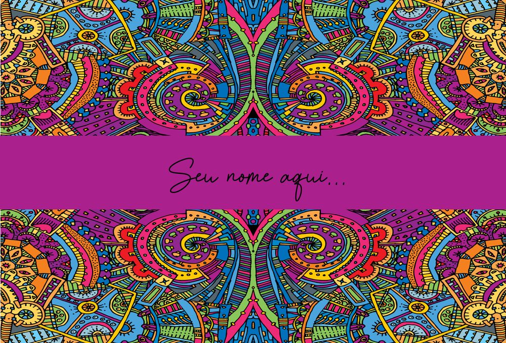 Canga Com Nome Personalizado Saida de Praia Mandala 21 - Imagem 2