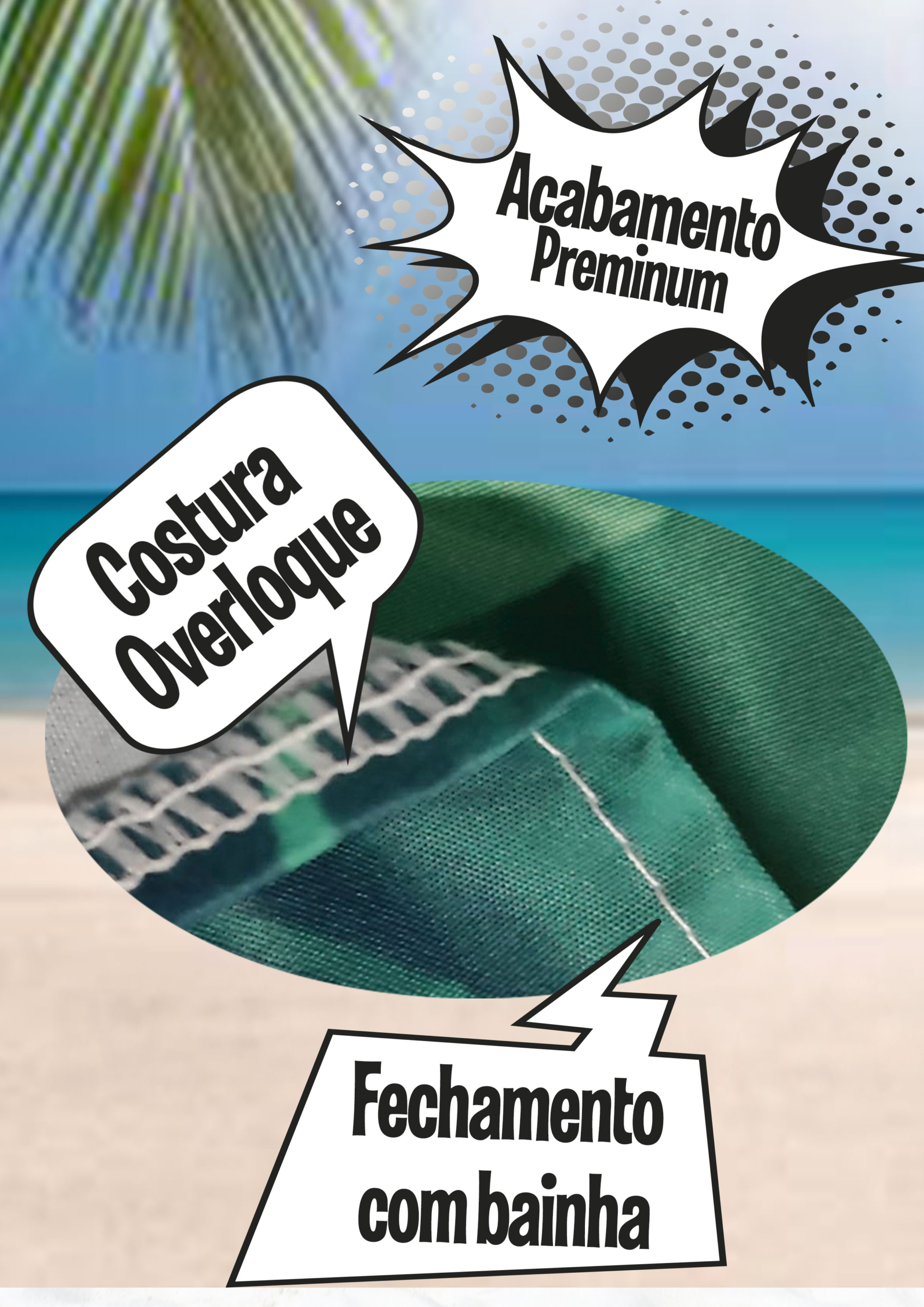 Canga Com Nome Personalizado Saida de Praia Folhagem 67 - Imagem 3