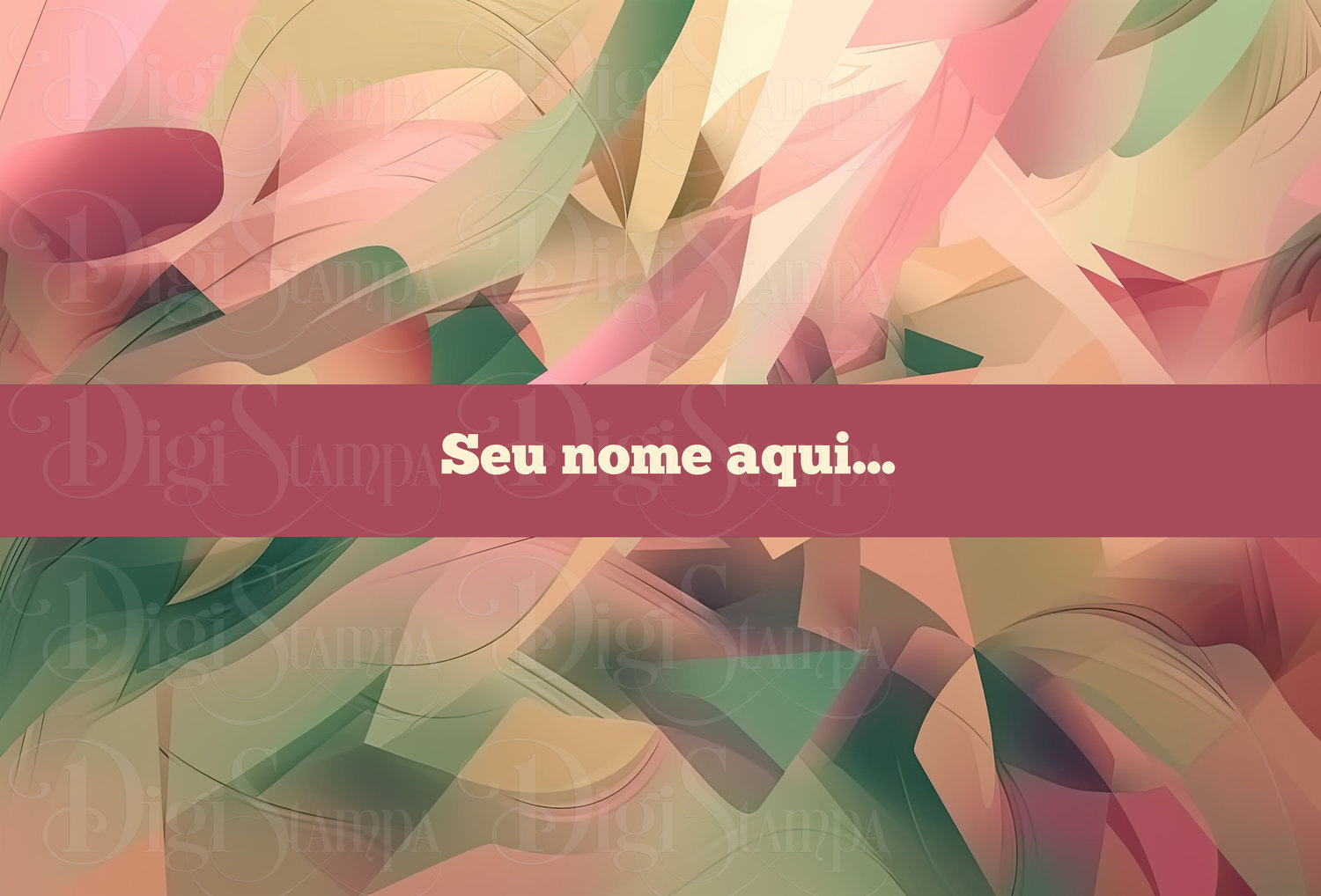 Canga Com Nome Personalizado Saida de Praia Folhagem 70 - Imagem 2