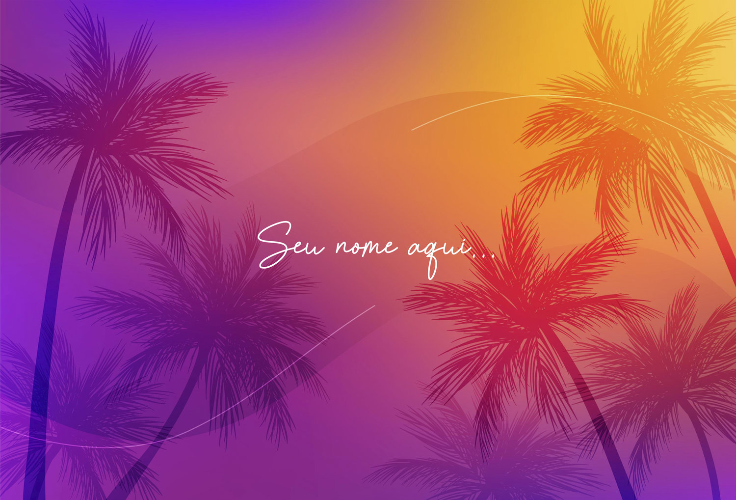 Canga Com Nome Personalizado Saida de Praia Folhagem 51 - Imagem 2